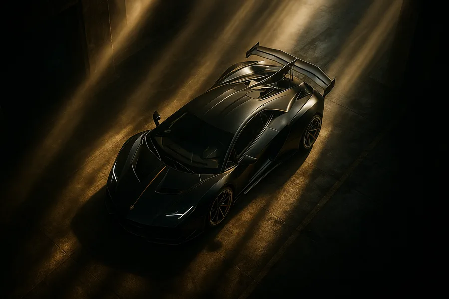 Luxury Supercar In Cyberpunk Garage Cars Wallpaper  19 4K