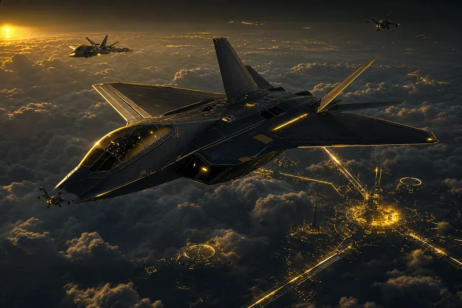 Military Aircraft Above Clouds Military Wallpaper 5 4K 4