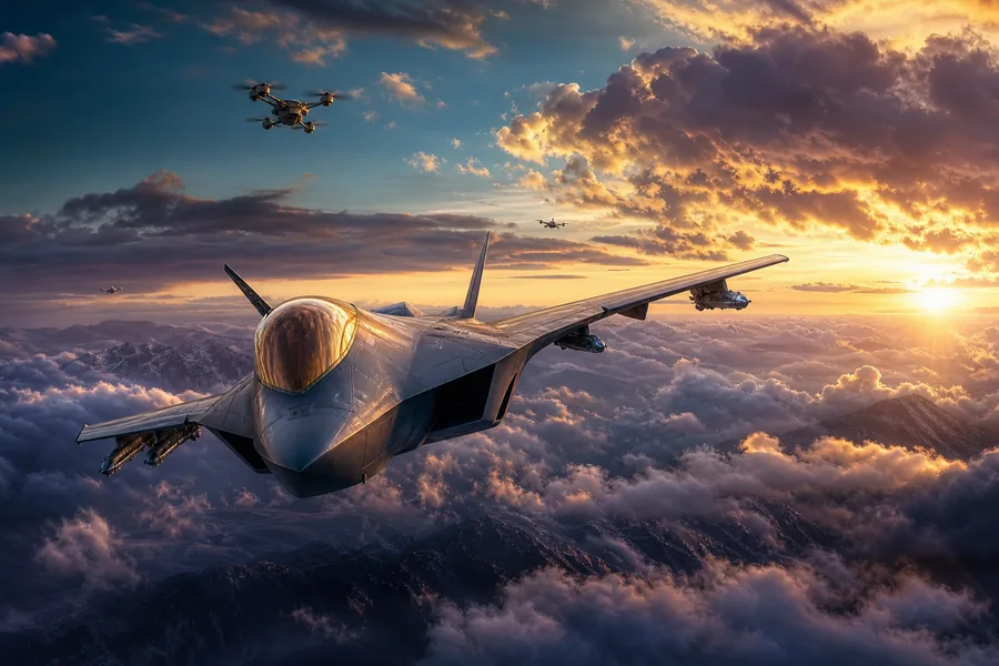 Military Aircraft Above Clouds Military Wallpaper  5 4K