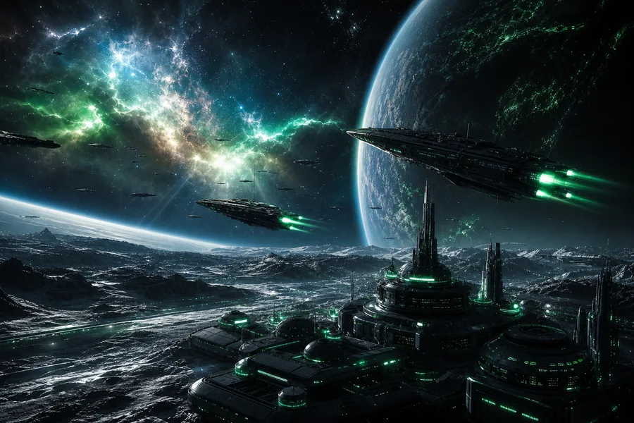 Moon Base With Earth In Background Space Wallpaper  9 4K