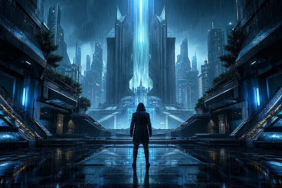 Neon Cyberpunk City In Rain Cyberpunk Wallpaper  1 4K