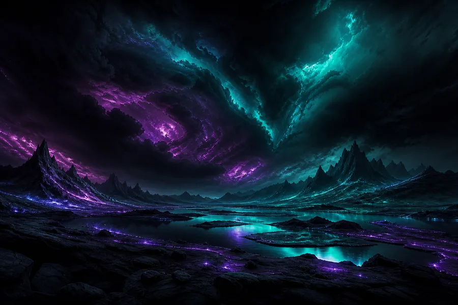 Oled Colorful Glowing Waves Amoled Wallpaper  4 4K