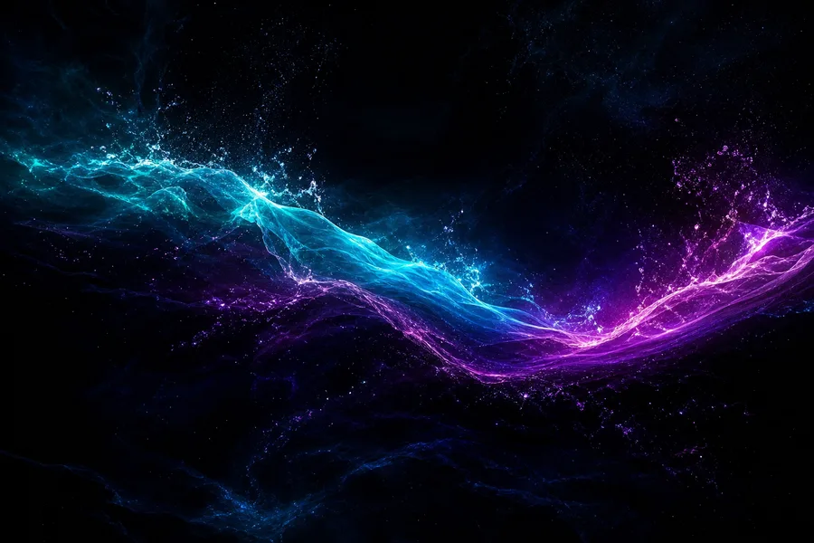Oled Colorful Glowing Waves Amoled Wallpaper  4 4K