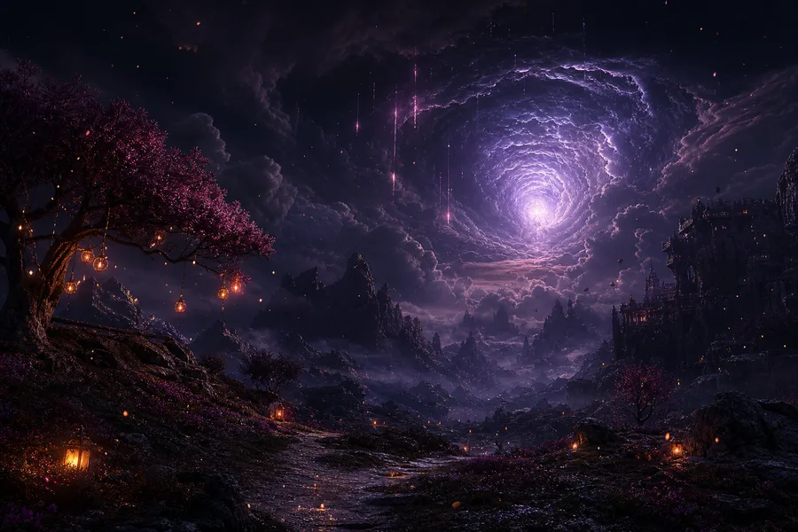 Open World Fantasy Landscape Game Style Gaming Wallpaper  18 4K