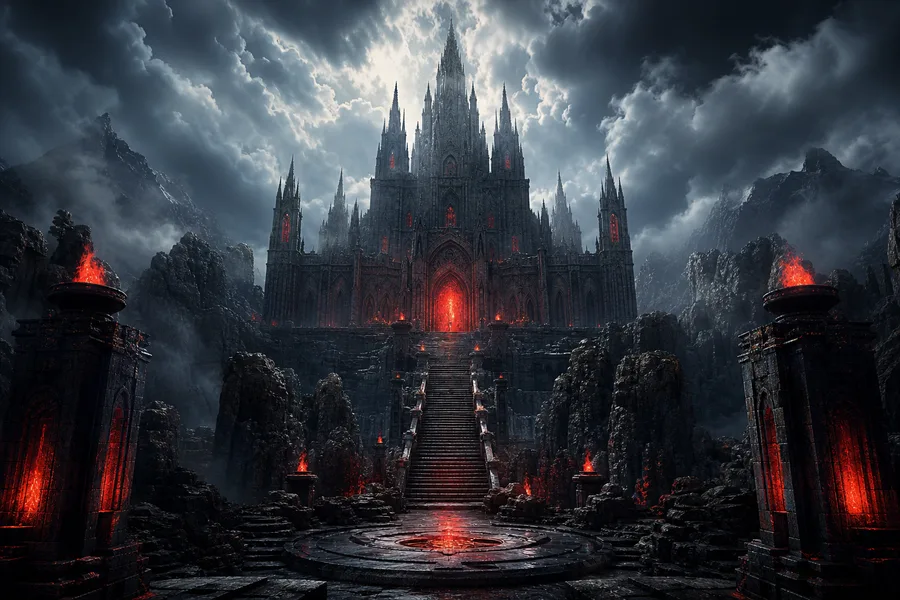 Open World Fantasy Landscape Game Style Gaming Wallpaper  8 4K