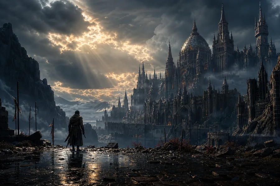 Open World Fantasy Landscape Game Style Gaming Wallpaper  8 4K