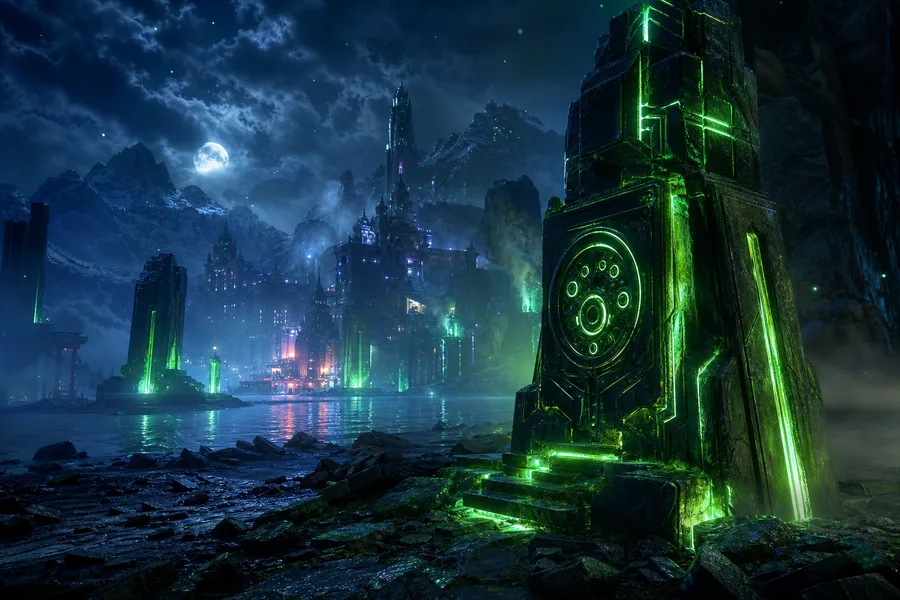 Open World Fantasy Landscape Game Style Gaming Wallpaper  8 4K