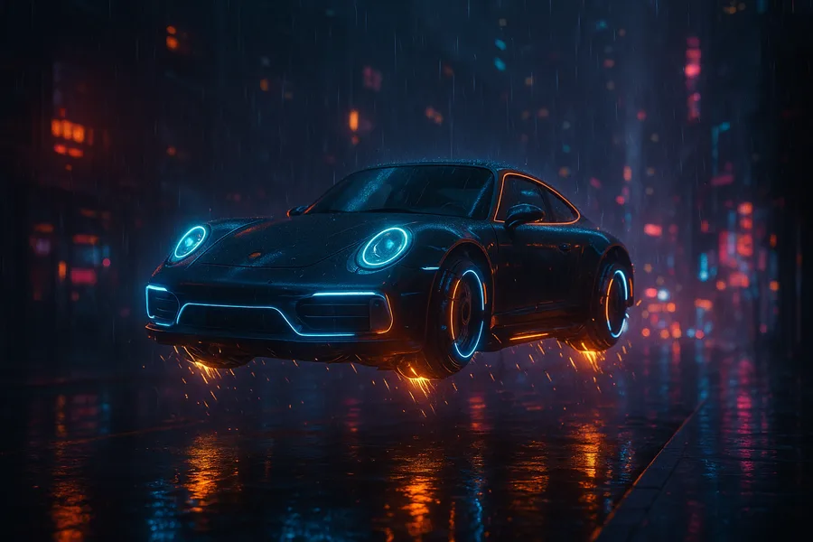 Porsche 911 On Mountain Road Sunset Cars Wallpaper  4 4K