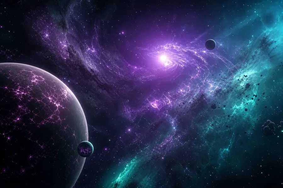 Purple Universe Stars Space Wallpaper  5 4K