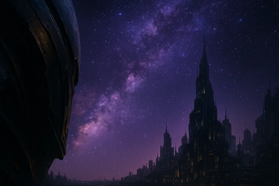 Purple Universe Stars Space Wallpaper  5 4K