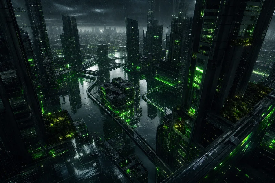 Rainy Neon Alley With Reflections Architecture Wallpaper  4 4K