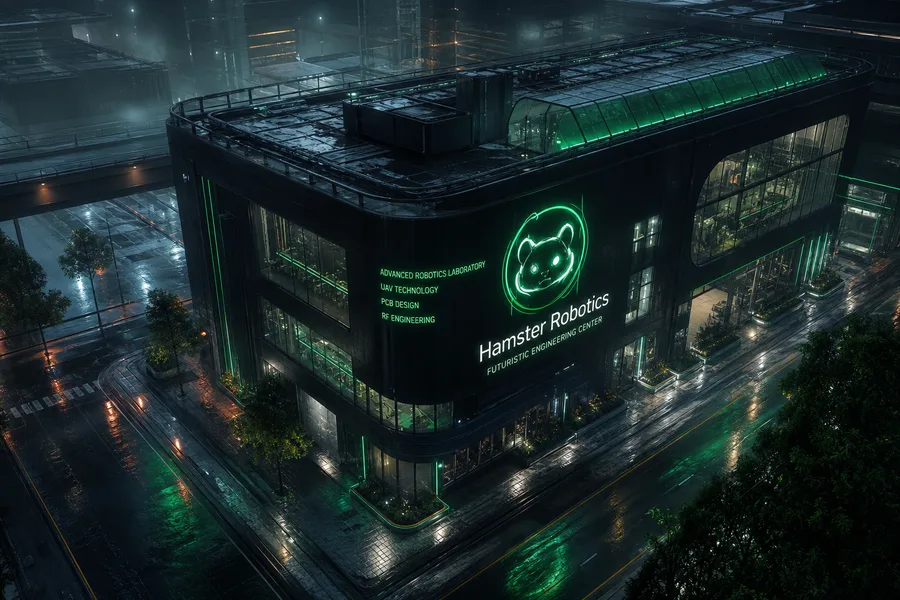 Rainy Neon Alley With Reflections Hamster-Robotics Wallpaper  4 4K