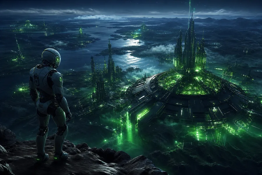 Robot Explorer On Alien Planet Robots Wallpaper  6 4K