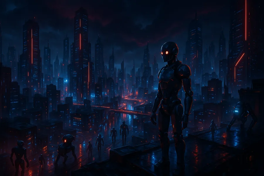 Robot Explorer On Alien Planet Robots Wallpaper  6 4K