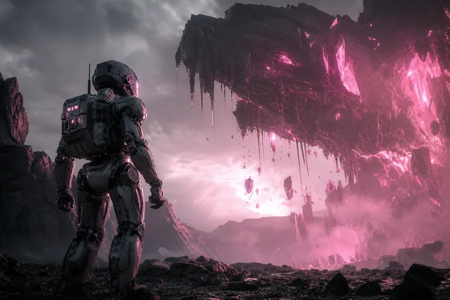 Robot Explorer On Alien Planet Robots Wallpaper  6 4K