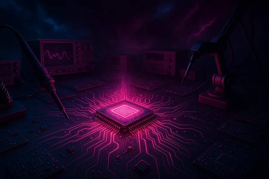 Robotics Workbench With Soldering Tools Electronics Wallpaper  4 4K